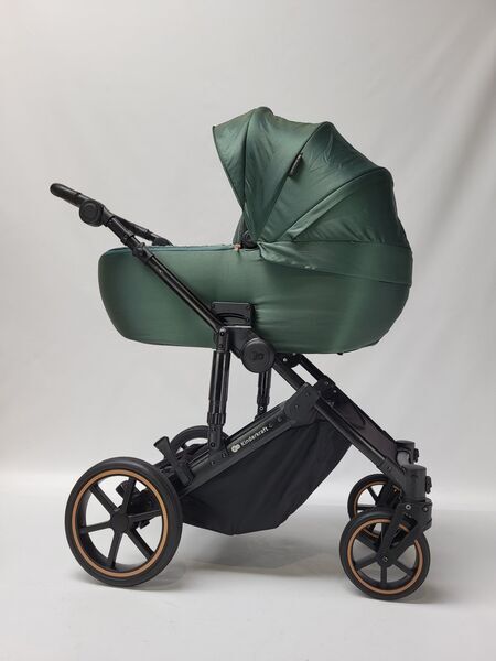 Kinderkraft Prime 2-in-1 stroller | black/green, image 4 of 5