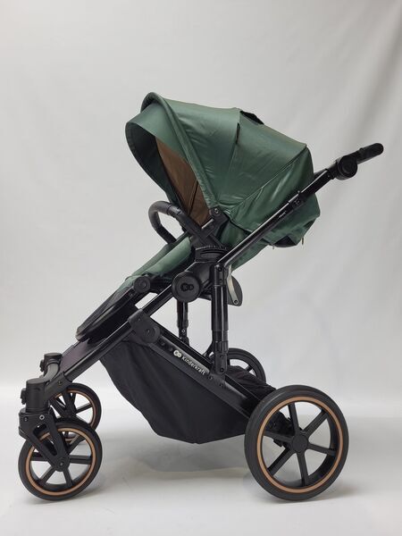 Kinderkraft Prime 2-in-1 stroller | black/green, image 5 of 5