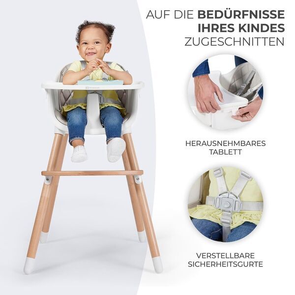 Trona Kinderkraft Sienna | gris 3