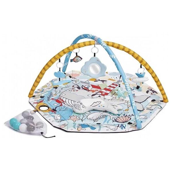 Kinderkraft SMARTPLAY SEA leikkimatto leikkikaarella | monivärinen, image 1 of 3