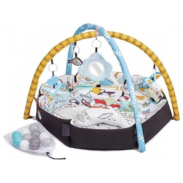 Kinderkraft SMARTPLAY SEA leikkimatto leikkikaarella | monivärinen, image 2 of 3