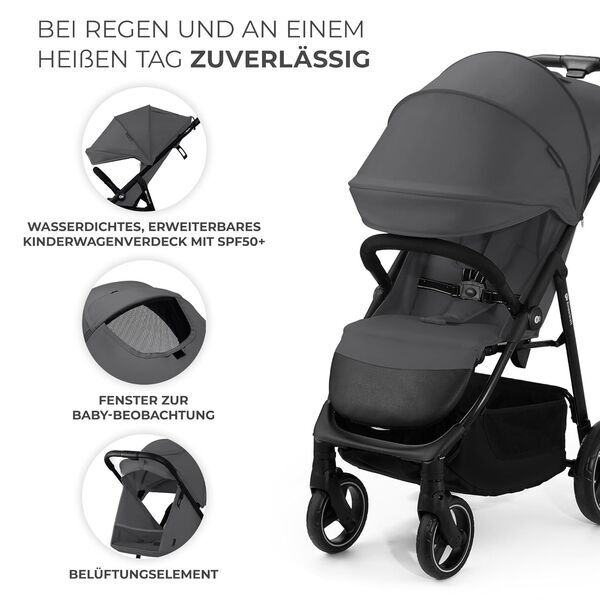 Kinderkraft Trig 3 Kinderwagen | grey 3