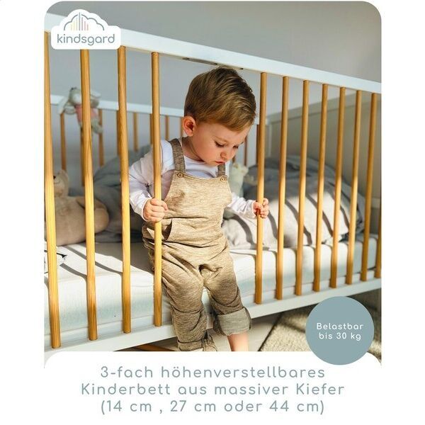 Kindsgard Kinderbett godnat 60 x 120 cm | white 2