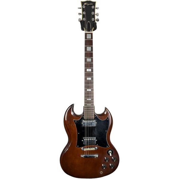 Kingston Japan vintage SG 1970s | walnut brown, image 3 of 5