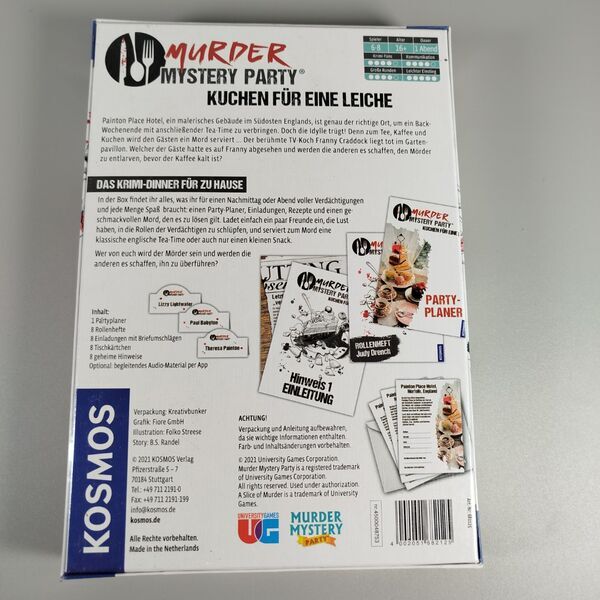 Kosmos Murder Mystery Party - Kuchen for eine Leiche | multicolored 2