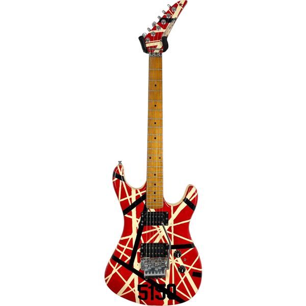 Kramer Japan EVH Style 1980s - crvena Stripes | Crvena, image 3 of 5