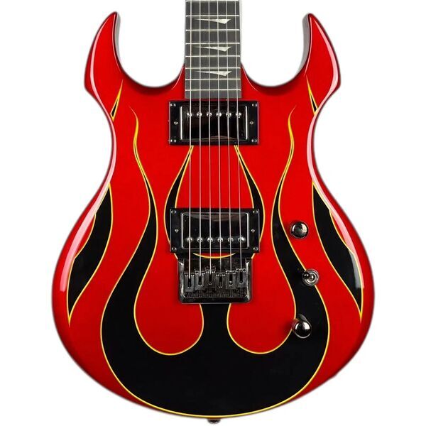Kramer Pariah 2010 - Candy Red Black Flames | red black, image 1 of 5