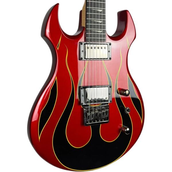 Kramer Pariah 2010 - Candy Red Black Flames | red black, image 2 of 5
