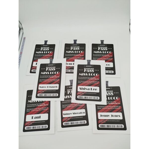 Krimidinner Backstage Spiel | večbarven 3