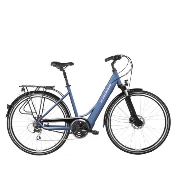 Kross Trans Hybrid LS 1.0 (2025) | Tiefeinsteiger | blau | S | 52 cm | < 500 km, image 1 of 2