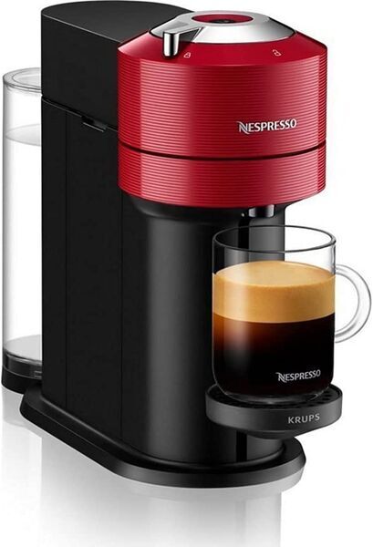 Krups Nespresso Vertuo YY4296FD Vertuo NEXT Koffiemachine met Capsules | zwart/rood