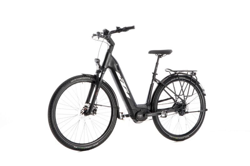 KTM Macina City A510 RT (2022) | Tiefeinsteiger | schwarz | 28" | 46 cm | < 100 km | Bosch Active Line 4