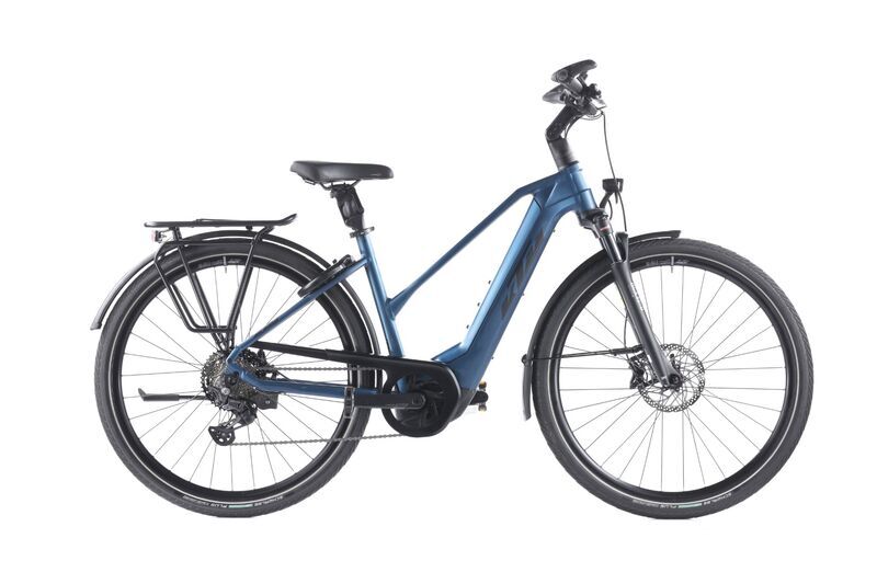 KTM Macina Style 730 (2023) | Trapez | blau | 28" | 46 cm | S | 500 - 1000 km | Shimano MT402 | SR Suntour NCX-D LO Air 1