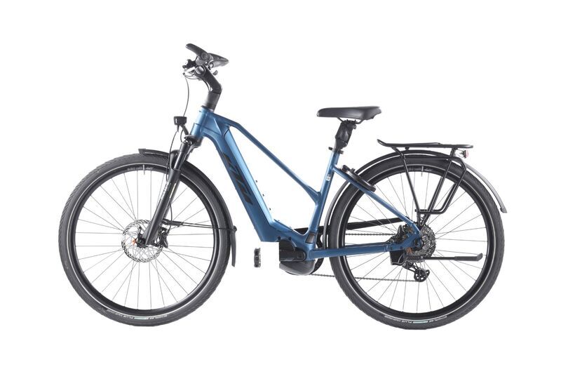 KTM Macina Style 730 (2023) | Trapez | blau | 28" | 46 cm | S | 500 - 1000 km | Shimano MT402 | SR Suntour NCX-D LO Air 4