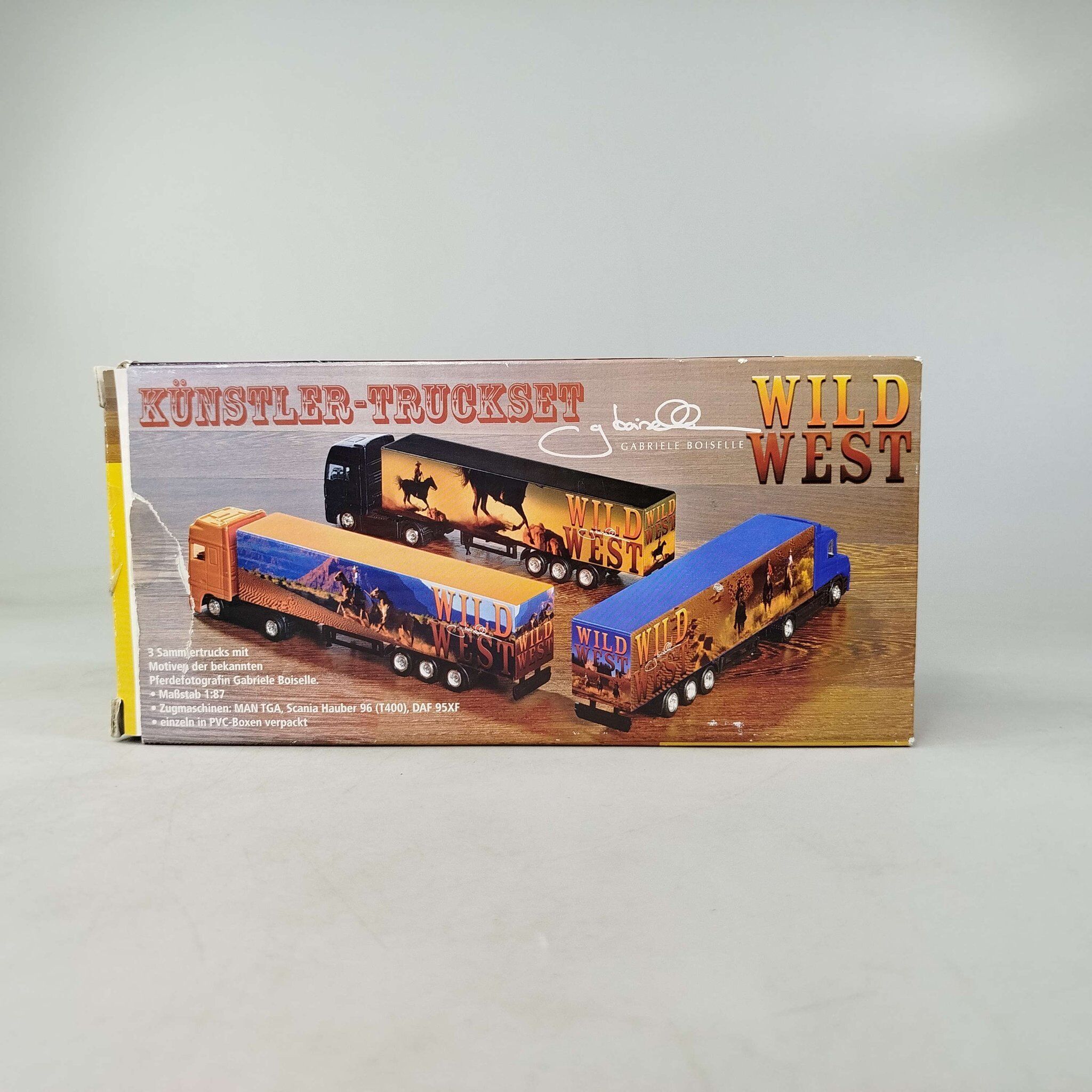 Künstler truckset Bundle Wild West 3x Sattelzüge 1:87e