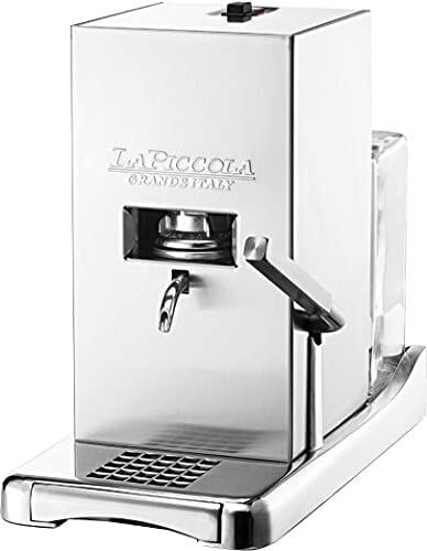 La Piccola Satinata Coffee maker | 150 Mamma Lucia ESE Pads | silver 3