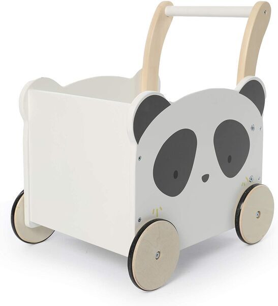 Labebe baby walker panda | grey, image 1 of 3