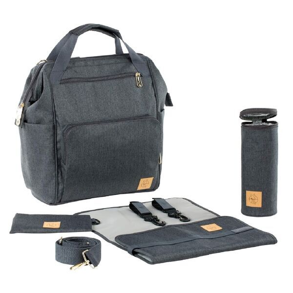 Lässig Baby Wickelrucksack | grey 1