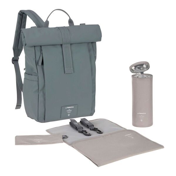 Lässig Baby Wickelrucksack | anthracite 2
