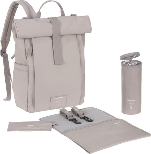 Lässig Baby Wickelrucksack | taupe 1