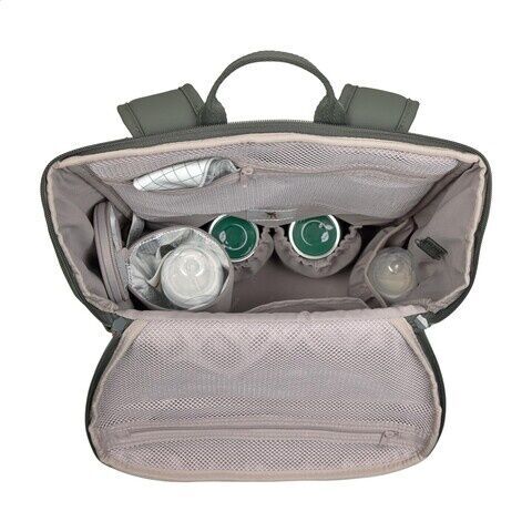 Lässig Wickelrucksack Slender Up Backpack | grün 2