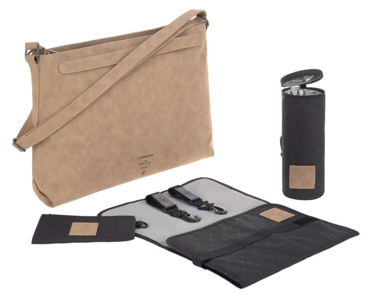 Lässig Tender Shoulder Wickeltasche | black/brown 1