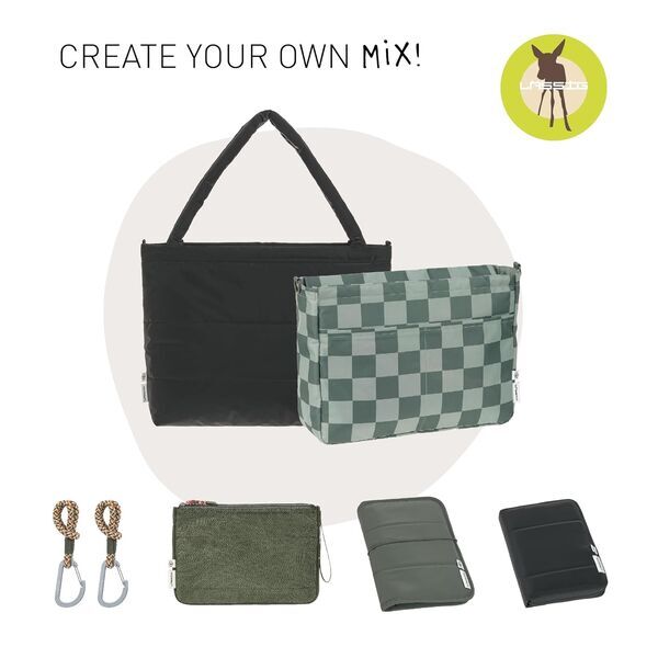 Lässig Wickeltasche Shopper | sort 2