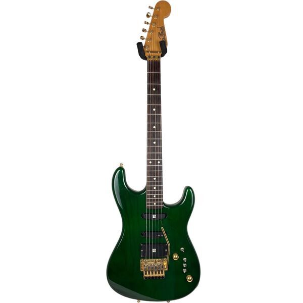 Lake Placid Custom by Andre Waldenmaier HSS Floyd Rose 1995 - See Thru Green | green, image 3 of 5