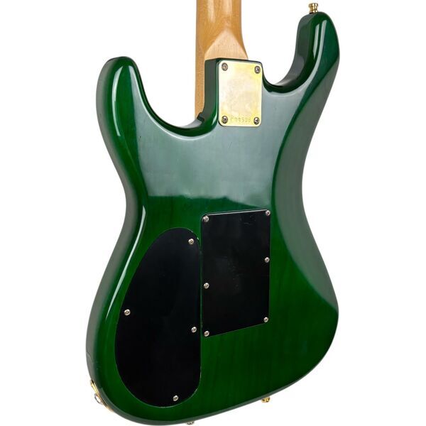 Lake Placid Custom by Andre Waldenmaier HSS Floyd Rose 1995 - See Thru Green | green, image 5 of 5