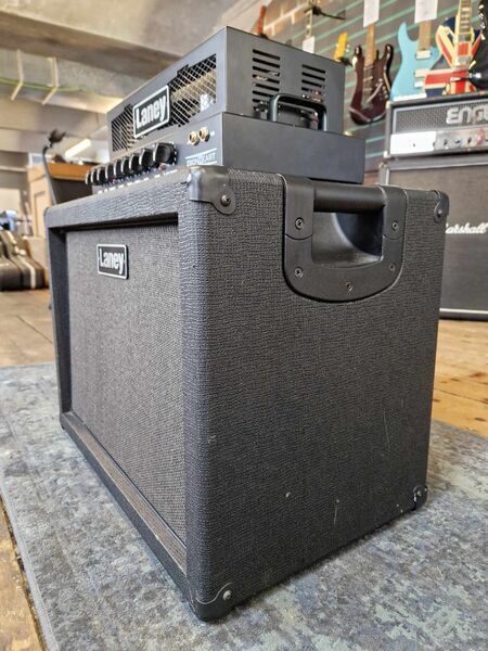 Laney Ironheart IRT15H Valve Amplifier Head & Laney IRT112 1x12 Speaker Cabinet | Original, image 4 of 5