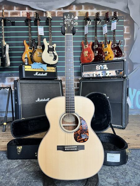 Larrivee Limited Edition OM-03 Bhilwara Satin Natural 2023 Orchestra Model Acoustic | Satin Natural, image 1 of 5