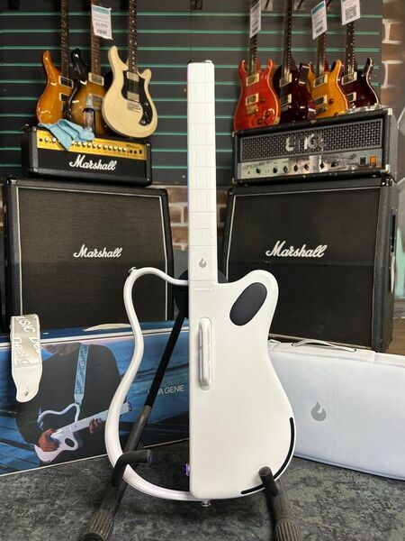 LAVA GENIE White Foldable Digital Travel Guitar | white, image 1 of 5