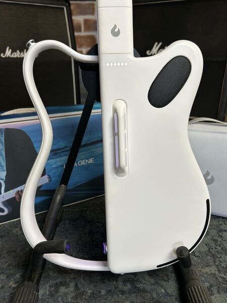 LAVA GENIE White Foldable Digital Travel Guitar | white, image 3 of 5