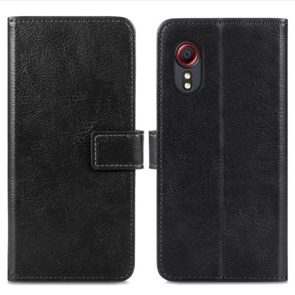 imoshion Leather Wallet Phone Case | Samsung Galaxy Xcover 5 | black, image 1 of 2