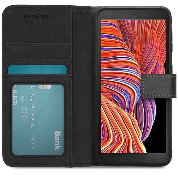 imoshion Leather Wallet Phone Case | Samsung Galaxy Xcover 5 | black, image 2 of 2