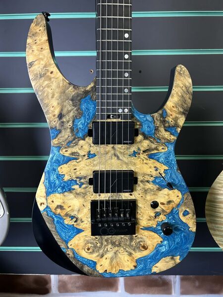 Legator Ninja X6-CB Caribbean Blue 2022 Electric Guitar | blue, image 4 of 5