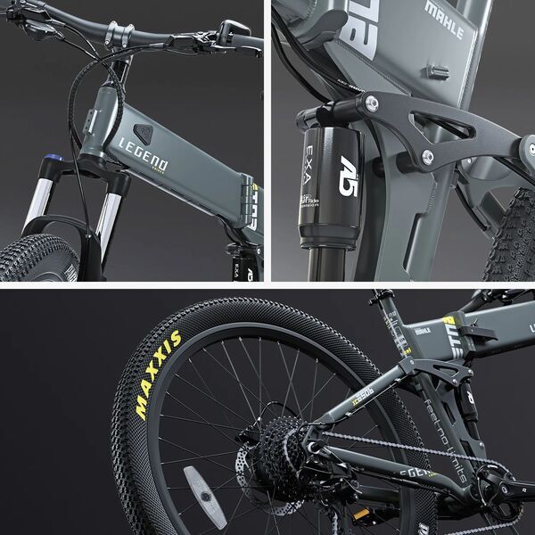 Legend Etna SR (2023) | titanium grey | 27.5" | 59 cm | 100 - 500 km | 504 Wh 3