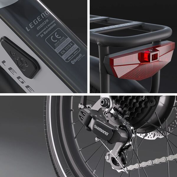 Legend Monza (2023) | Tiefeinsteiger | schwarz | 20" | 38 cm | 100 - 500 km | 504 Wh 3