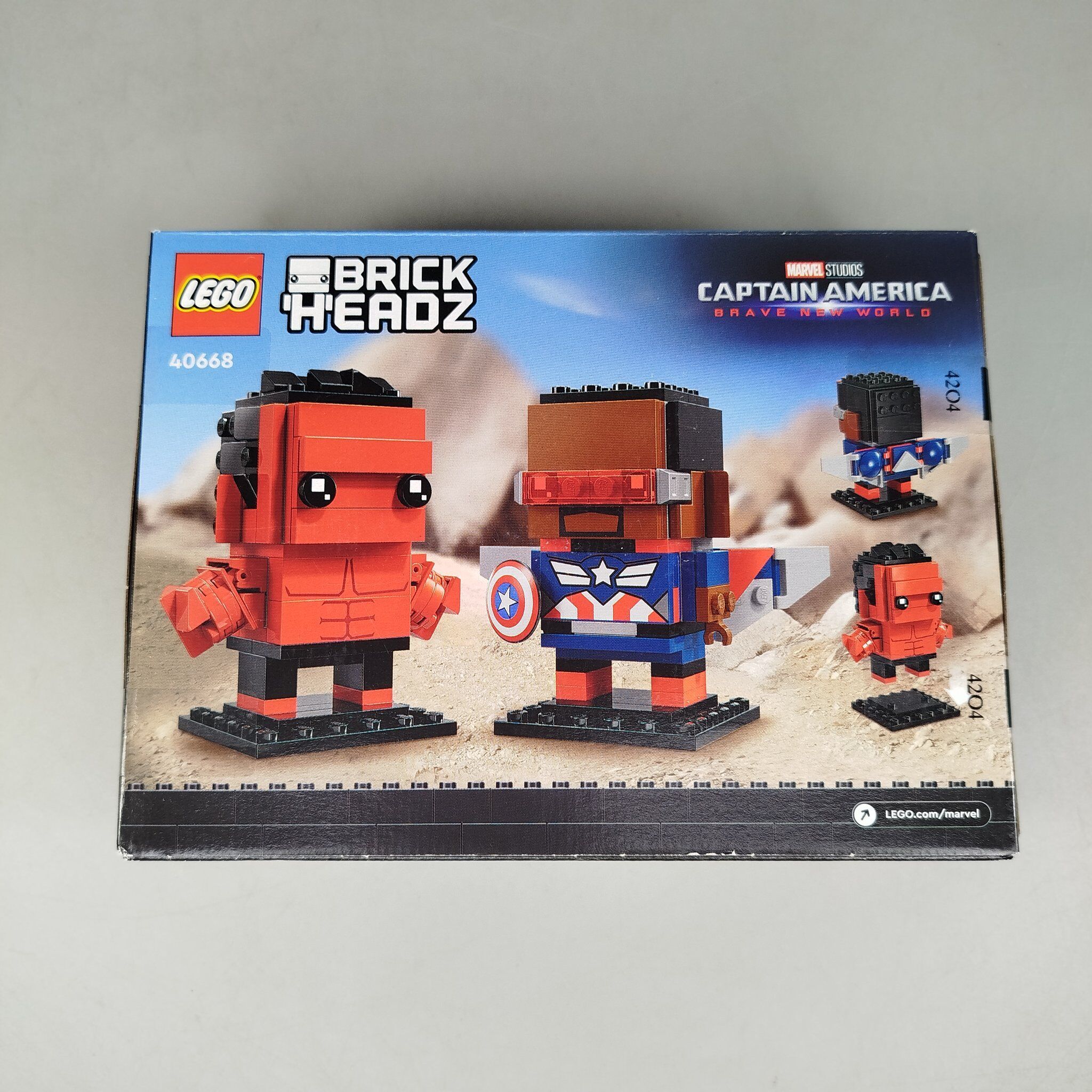LEGO BrickHeadz Captain America & Red Hulk 40668 Sete