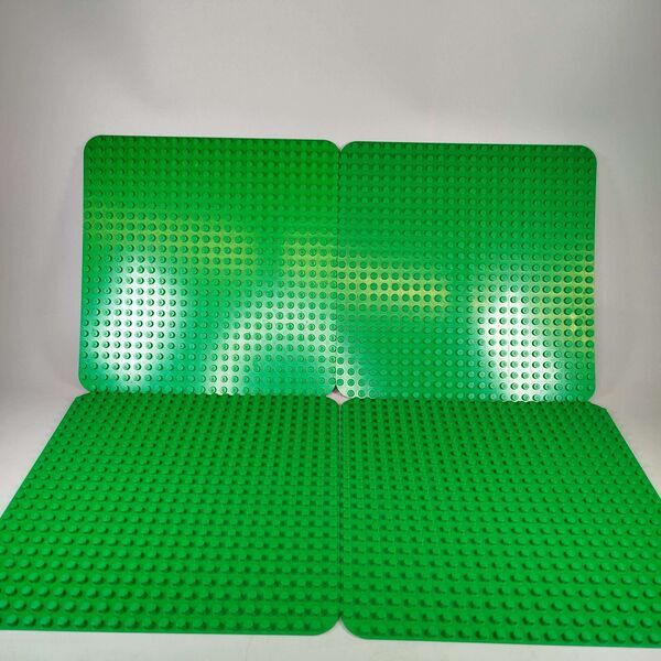 LEGO Bundle 4x Bauplatten grün quadratische | mehrfarbig, image 1 of 2