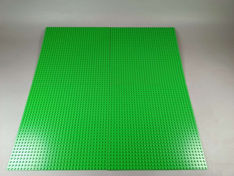 LEGO Bundle 4x Grüne Grundplatte Bauplattene | mehrfarbig, image 1 of 1