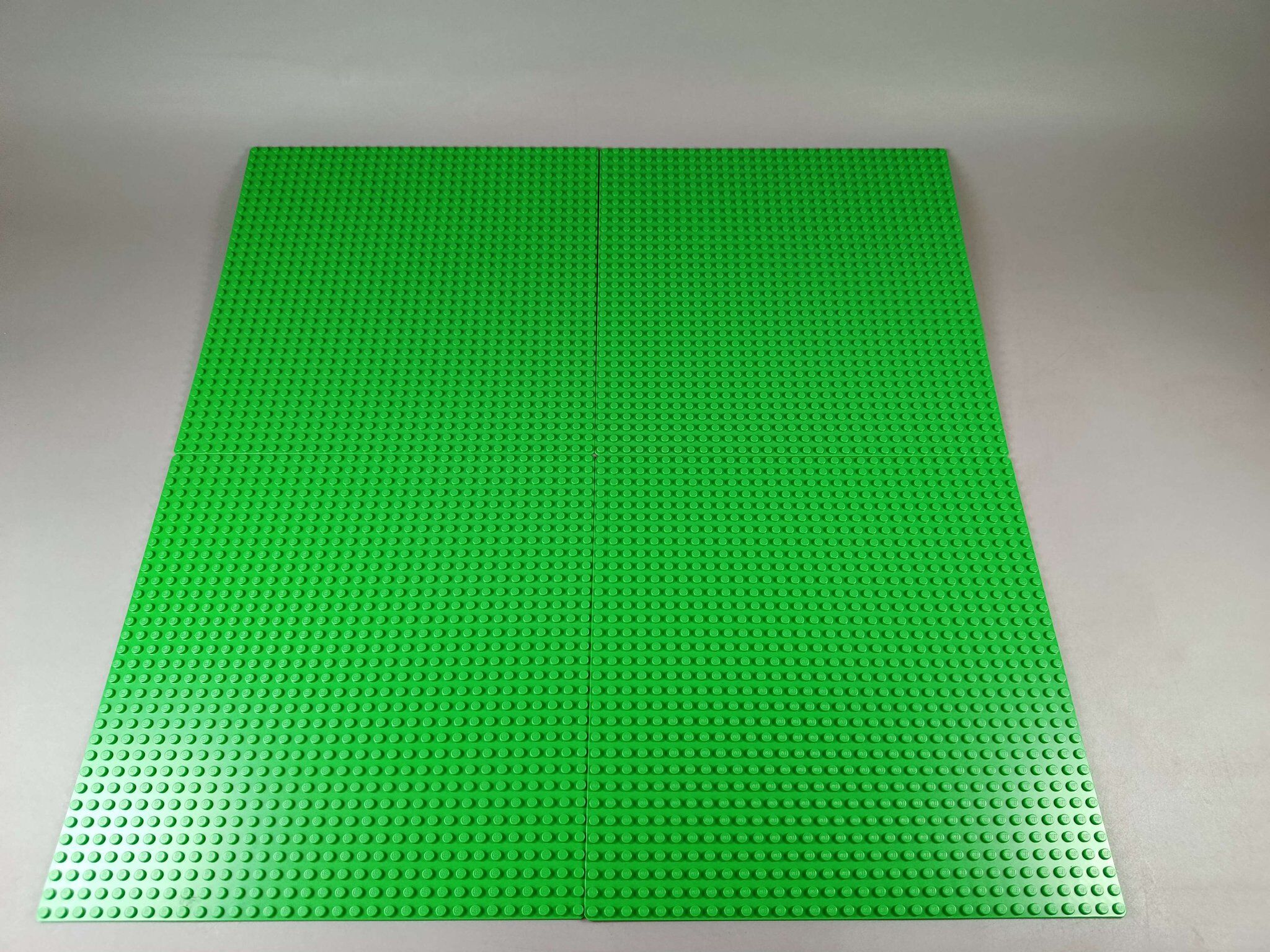 LEGO Bundle 4x Grüne Grundplatte Bauplattene