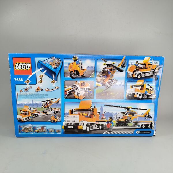 LEGO City 7686 Schwertransport mit Helikopter | mehrfarbig 1