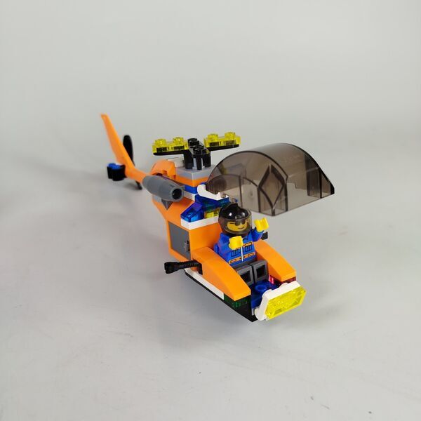 LEGO City 7686 Schwertransport mit Helikopter | mehrfarbig 4