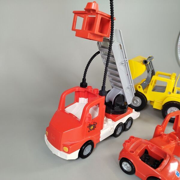 LEGO Duplo Fahrzeug-Set, Feuerwehr, Frontlader, Traktor | mehrfarbig 3