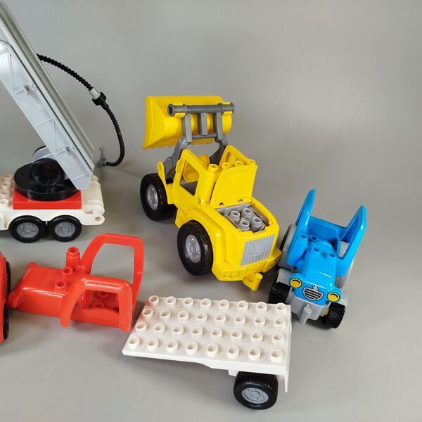 LEGO Duplo Fahrzeug-Set, Feuerwehr, Frontlader, Traktor | mehrfarbig 5