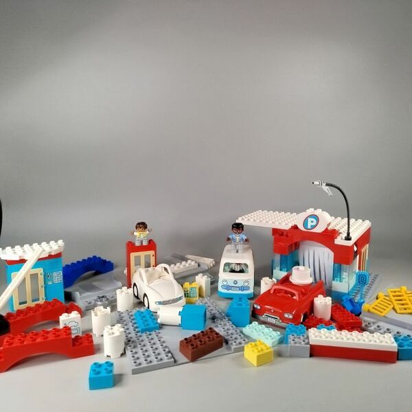 LEGO Duplo Set - Parkhaus & Fahrzeuge mit Autowaschanlage | multicolored 1