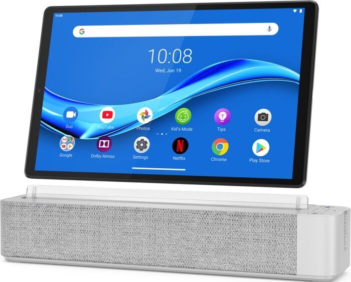 Lenovo Smart Tab M10 FHD Plus Amazon Alexa Gen2 | 2 GB | 32 GB | 4G | with loudspeaker | Platinum gray
