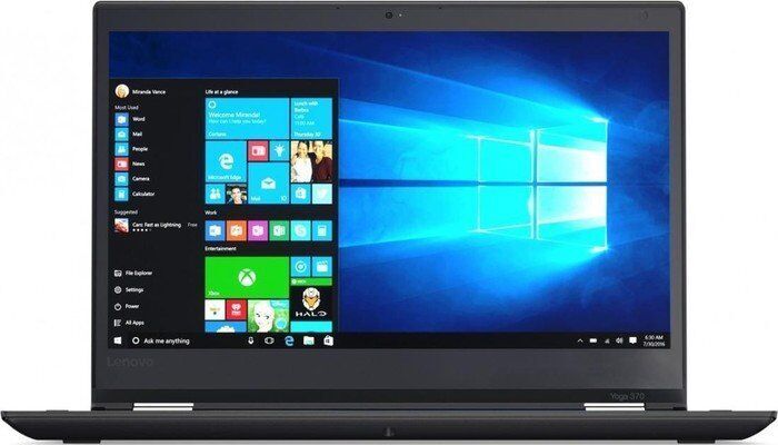 Lenovo ThinkPad Yoga 370 | i5-7200U | 13.3" | 8 GB | 256 GB SSD | Taustavalaistu näppäimistö | Touch | Win 10 Pro | musta | DE