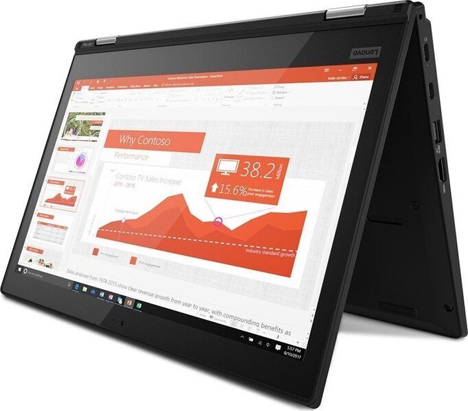 Lenovo ThinkPad L380 Yoga | i3-8130U | 13.3" | 8 GB | 256 SSD | Touch | Rétroéclairage du clavier | noir | Win 11 Pro | SE 3